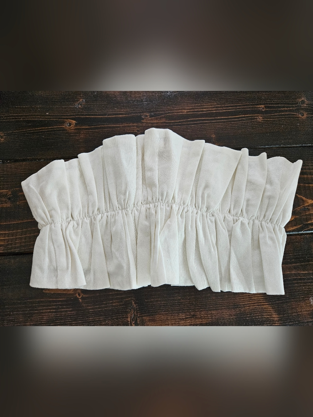 Princess Polly Linen Bandeau Crop Top